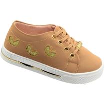 Tênis Casual Infantil Sophia Almeida Borboletas Menina Tênis Casual Infantil Sophia Almeida Borboletas Menina