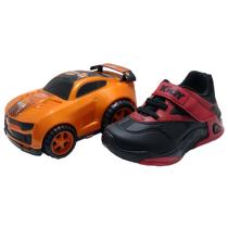 Tênis Casual Jogging Running Masculino Infantil Menino Corrida Caminhada Com Carrinho Kidy 007-0633