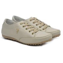 Tênis Casual Krn Shoes com Cadarço Detalhe em Metal e Bico Redondo Tênis Casual Krn Shoes com Cadarço Detalhe em Metal e Bico Redondo