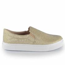 Tênis Casual Lacolly Feminino Branco 1223 GLITER