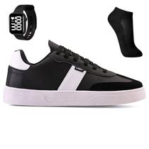 Tenis Casual Masculino Adulto Classico Basico Light Original + Meia e Relogio Digital Tenis Casual Masculino Adulto Classico Basico Light Original + Meia e Relogio Digital