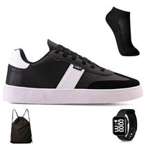 Tenis Casual Masculino Adulto Classico Basico Light Original + Mochila Bag + Meia e Relogio Tenis Casual Masculino Adulto Classico Basico Light Original + Mochila Bag + Meia e Relogio