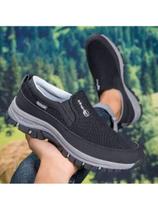 Tênis Casual Masculino Antiderrapante Slip-On Sapatilha Outdoor Leve e Respirável Conforto Total Ide Tênis Casual Masculino Antiderrapante Slip-On Sapatilha Outdoor Leve e Respirável Conforto Total Ide