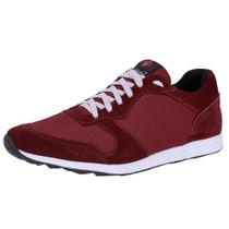 Tênis Casual Masculino Couro Estilo Camurça Conforto Macio