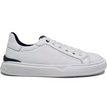 Tênis Casual Masculino Dublin Laroche Em Couro Branco Oferta