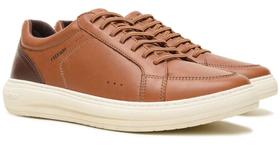 Tenis casual masculino em couro freeway - duo02 - FREE WAY - 09770