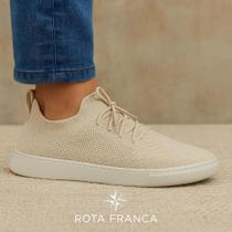 Tênis Casual Masculino KnitFest Solado Costurado Com Palmilha de Gel Envio Prime