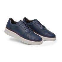 Tênis Casual Masculino Marinho Confortável Moderno Atemporal