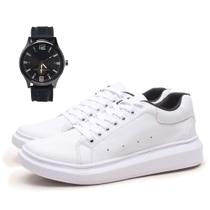 Tenis Casual Masculino Oversize Sola Alta Ajuste Em Cadarço