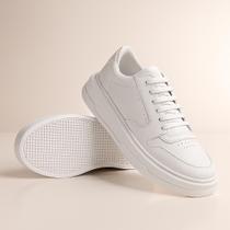 Tênis Casual Masculino Preto Sola Alta Confortável Estilo Streetwear Tênis Casual Masculino Preto Sola Alta Confortável Estilo Streetwear