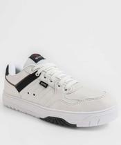 Tênis Casual Masculino Recorte Branco-02033