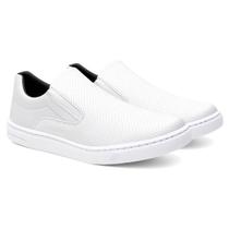 Tênis Casual Masculino Slip On Elástico Textura Conforto Tênis Casual Masculino Slip On Elástico Textura Conforto