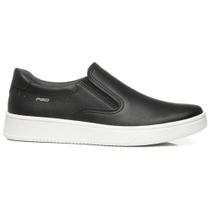 Tênis Casual Masculino Slip On Microfibra Preto Pegada 171914-02