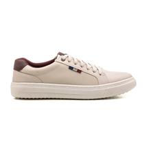 Tênis Casual Masculino Sola Alta Flatform Antiderrapante Amarração Cano Curto Confortável