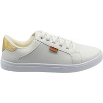 Tênis Casual Mendii Metalizado Cadarço Elástico Feminino Tênis Casual Mendii Metalizado Cadarço Elástico Feminino