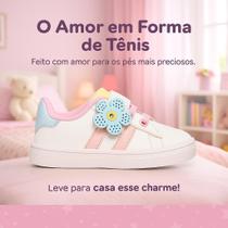 Tênis Casual Menina Flor Confortável, Super Leve e Seguro 20 ao 27- Envio Imediato Tênis Casual Menina Flor Confortável, Super Leve e Seguro 20 ao 27- Envio Imediato