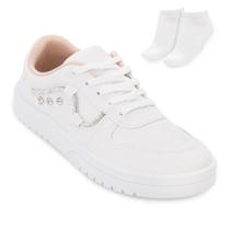 Tênis Casual Moleca e Meia ML24-57911