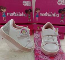 Tênis Casual Molekinha NP Metaliz.Cinderela Coração - 2131.625
