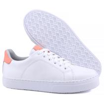 Tênis Casual Mr. Gutt De Couro Liso Branco