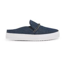 Tênis Casual Mule Feminino Cristaishoes Corrente Frontal