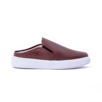 Tenis Casual Mule Sapatenis De Couro Elegante Urbano Tenis Casual Mule Sapatenis De Couro Elegante Urbano