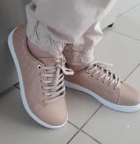 Tenis Casual na cor Nude