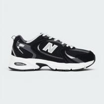 Tênis Casual New Balance 530 Unissex Tamanho:36Cor:Preto+Branco