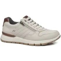 Tênis casual pegada masculino em couro 111603