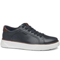 Tênis Casual Pegada Masculino em Couro Blue 110931-05 37