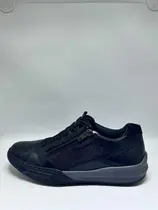 Tênis Casual Pegada Masculino em Couro Preto 111603