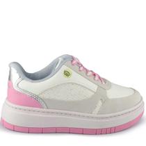 Tênis Casual Pink Cats Infantil Feminino V5641 Tênis Casual Pink Cats Infantil Feminino V5641