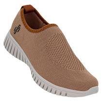 Tênis Casual Preto Tricot Monograma Usaflex