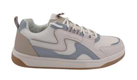 Tênis Casual Ramarim 2563131 Bege/Cinza Tênis Casual Ramarim 2563131 Bege/Cinza