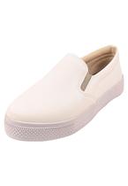 Tênis Casual Rosa Chic Calçados Feminino Calce Fácil Branco