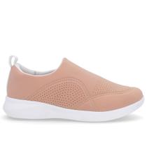 Tênis Casual Rosa Elastano