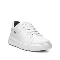 Tênis Casual Sapatenis Masculino Pegada Couro Branco Leve