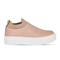 Tênis Casual Slip On Brilho Calfi - Fácil Trend
