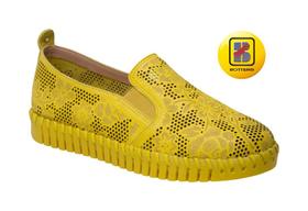 Tenis Casual Slip On Calce Facil Couro Summer Bottero 340021