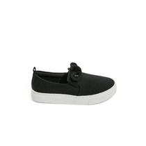 Tenis Casual Slip On Santa Lolla Preto Laço 01ac.19a7.0309.0001