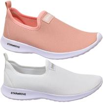 Tênis Casual Star Move KIT DOIS PARES Feminino Leve Confortável Original Tênis Casual Star Move KIT DOIS PARES Feminino Leve Confortável Original