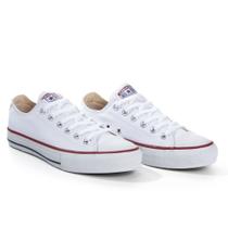 Tênis Casual Unissex All CT Star Branco Lona Tênis Casual Unissex All CT Star Branco Lona