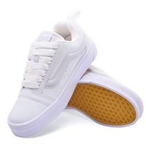 Tênis Casual Unissex Cinza Rosa Branco Preto e Preto Branco Confortável Cano Baixo Solado Antiderrapante Leve Estilo Street Urbano Uso Diário e Lazer