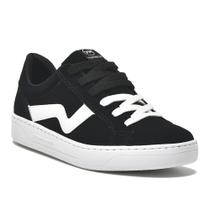 Tênis Casual Via Marte 020-004-01 Feminino - Preto/Branco