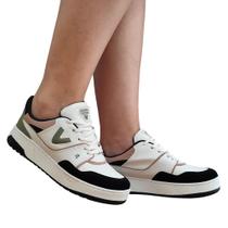 Tênis casual via marte detalhe v