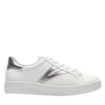 Tênis Casual Via Marte Feminino Branco E Prata