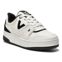 Tênis Casual Via Marte Feminino Branco e Preto 042-030