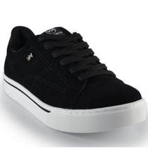 Tênis Casual Via Marte Nobuck /Preto - Feminino PRETO Tênis Casual Via Marte Nobuck /Preto - Feminino PRETO