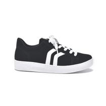 Tênis Casual Via Marte Preto Branco - Feminino