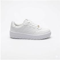 Tenis Casual Vizzano 1389.101.7286 solado alto Branco TAMANHO:39COR:BRANCO Tenis Casual Vizzano 1389.101.7286 solado alto Branco TAMANHO:39COR:BRANCO