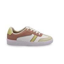 Tênis Casual Vizzano Feminino Branco Off Rosa Amarelo Cinza 1214.1063.7286